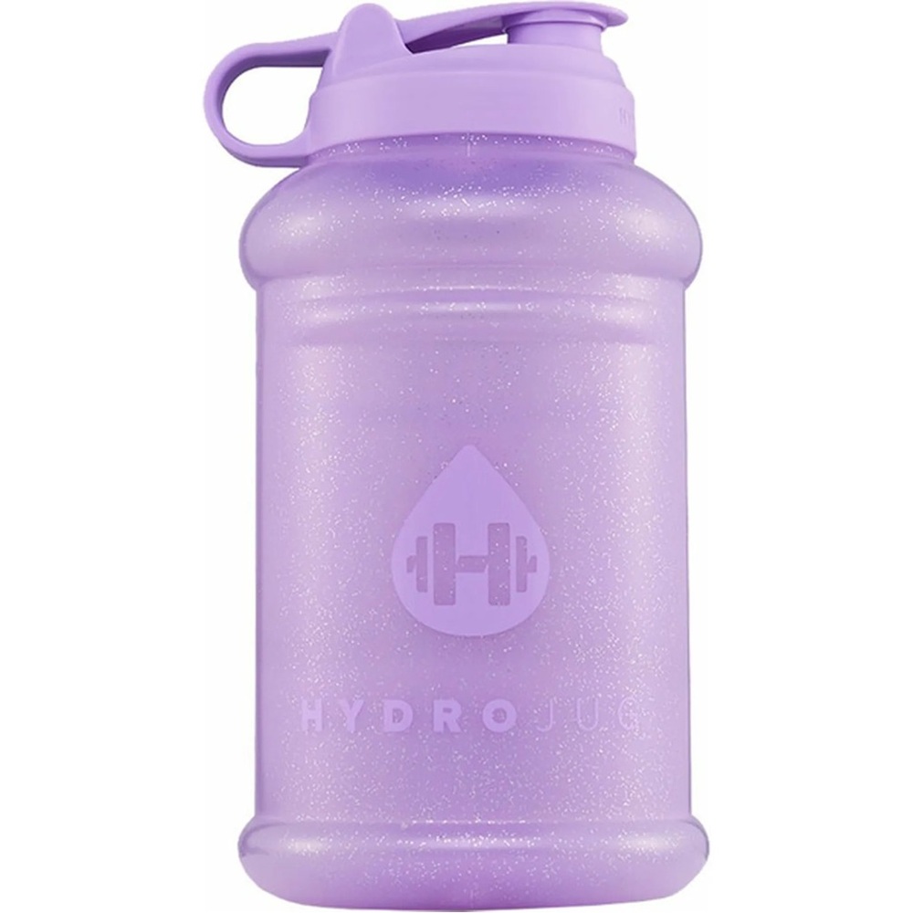 🦋HYDROJUG Glitter purple Half Gallon 73oz Refillable, Reusable Water Bottle